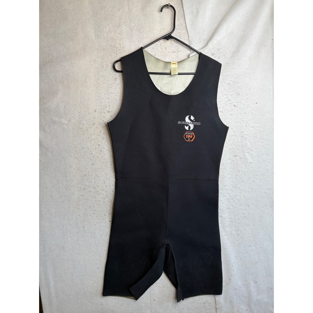 Scubapro 1.5mm TPF 3 Neoprene Wetsuit Vest Sleeveless Shorty Black XL 6223